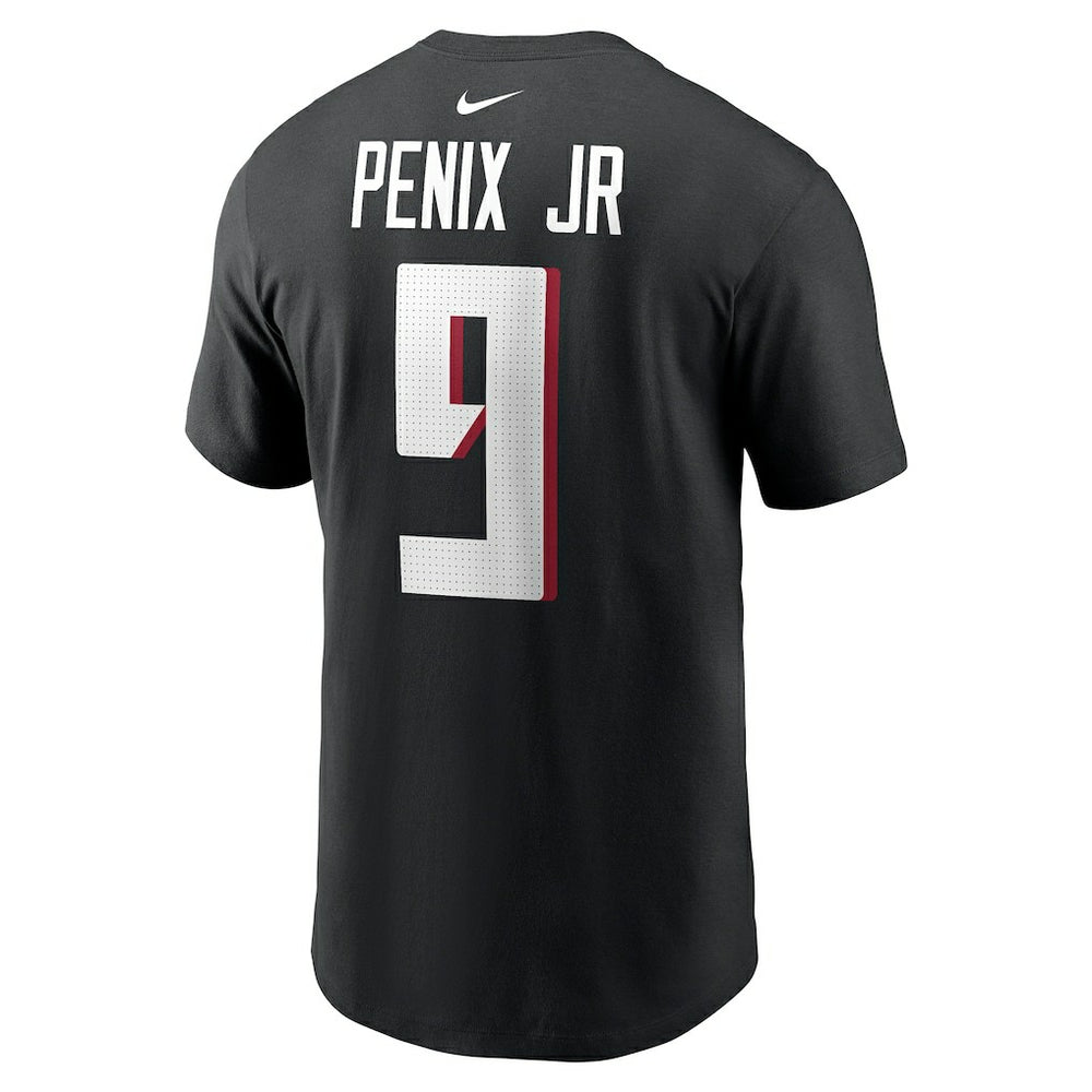 Michael Penix Jr. Atlanta Falcons Name & Number T-Shirt Black | Nike for Sale