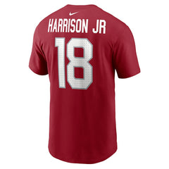 Marvin Harrison Jr. Arizona Cardinals Name & Number T-Shirt Cardinal | Nike for Sale