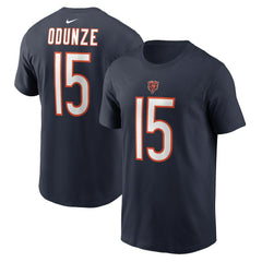 Rome Odunze Chicago Bears Name & Number T-Shirt Navy | Nike for Sale