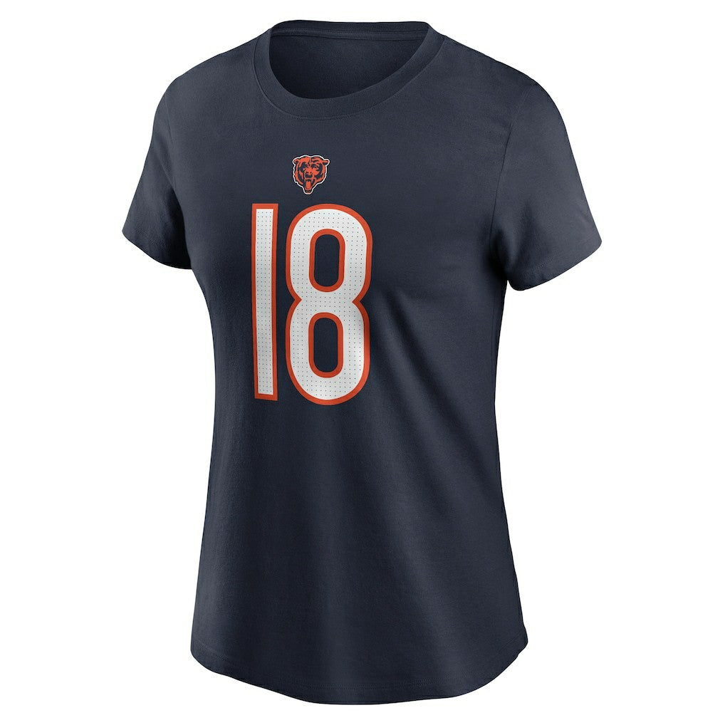 Caleb Williams Chicago Bears Women's Name & Number T-Shirt Navy | Nike for Sale