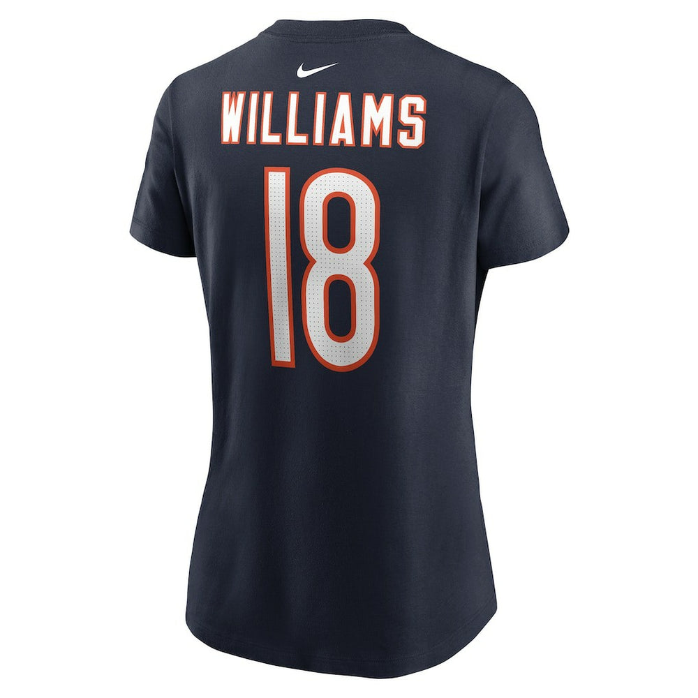 Caleb Williams Chicago Bears Women's Name & Number T-Shirt Navy | Nike for Sale