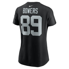 Brock Bowers Las Vegas Raiders Women's Player Name & Number T-Shirt Black | Nike for Sale