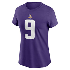 J.J. McCarthy Minnesota Vikings Women's Name & Number T-Shirt Purple | Nike for Sale