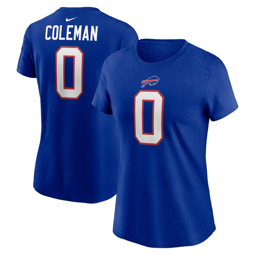 Keon Coleman Buffalo Bills Women's Player Name & Number T-Shirt Royal | Nike for Sale