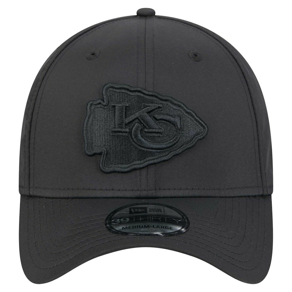 Kansas City Chiefs New Era Hydro 39THIRTY Flex Hat Black | NFL