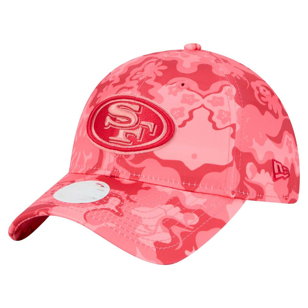 San Francisco 49ers New Era Women's Trippy 9TWENTY Adjustable Hat Scarlet | NFL