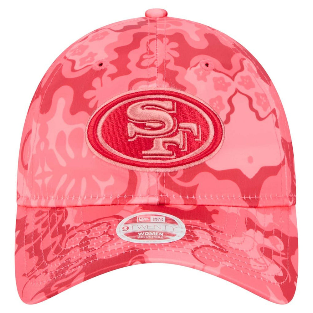 San Francisco 49ers New Era Women's Trippy 9TWENTY Adjustable Hat Scarlet | NFL