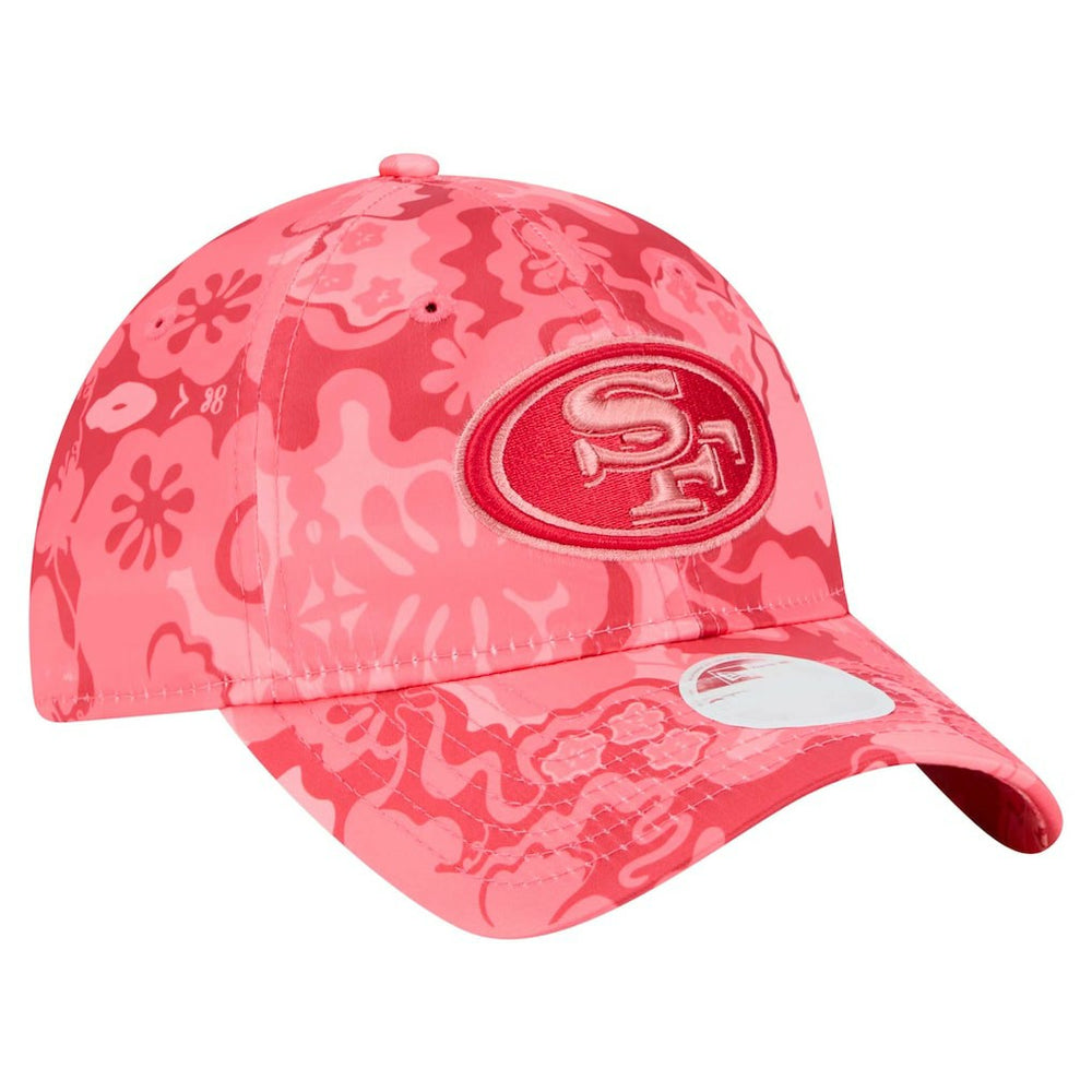 San Francisco 49ers New Era Women's Trippy 9TWENTY Adjustable Hat Scarlet | NFL