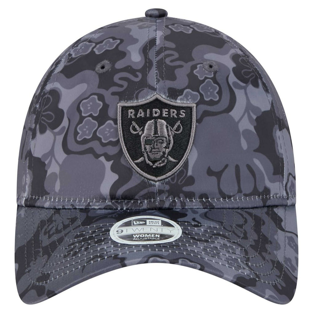Las Vegas Raiders New Era Women's Trippy 9TWENTY Adjustable Hat Black | NFL