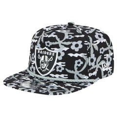 Las Vegas Raiders New Era Wakey Wakey Golfer Snapback Hat Black | NFL