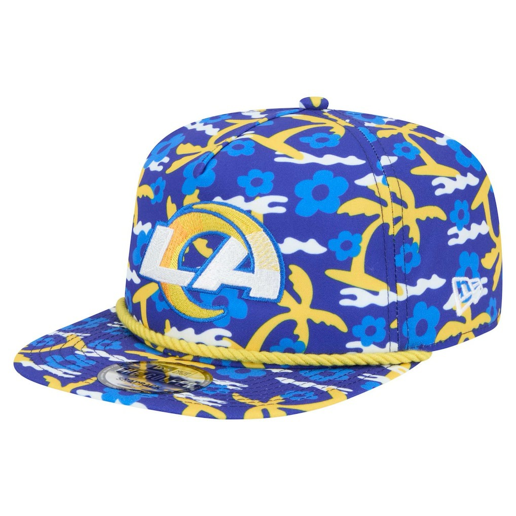 Los Angeles Rams New Era Wakey Wakey Golfer Snapback Hat Royal | NFL