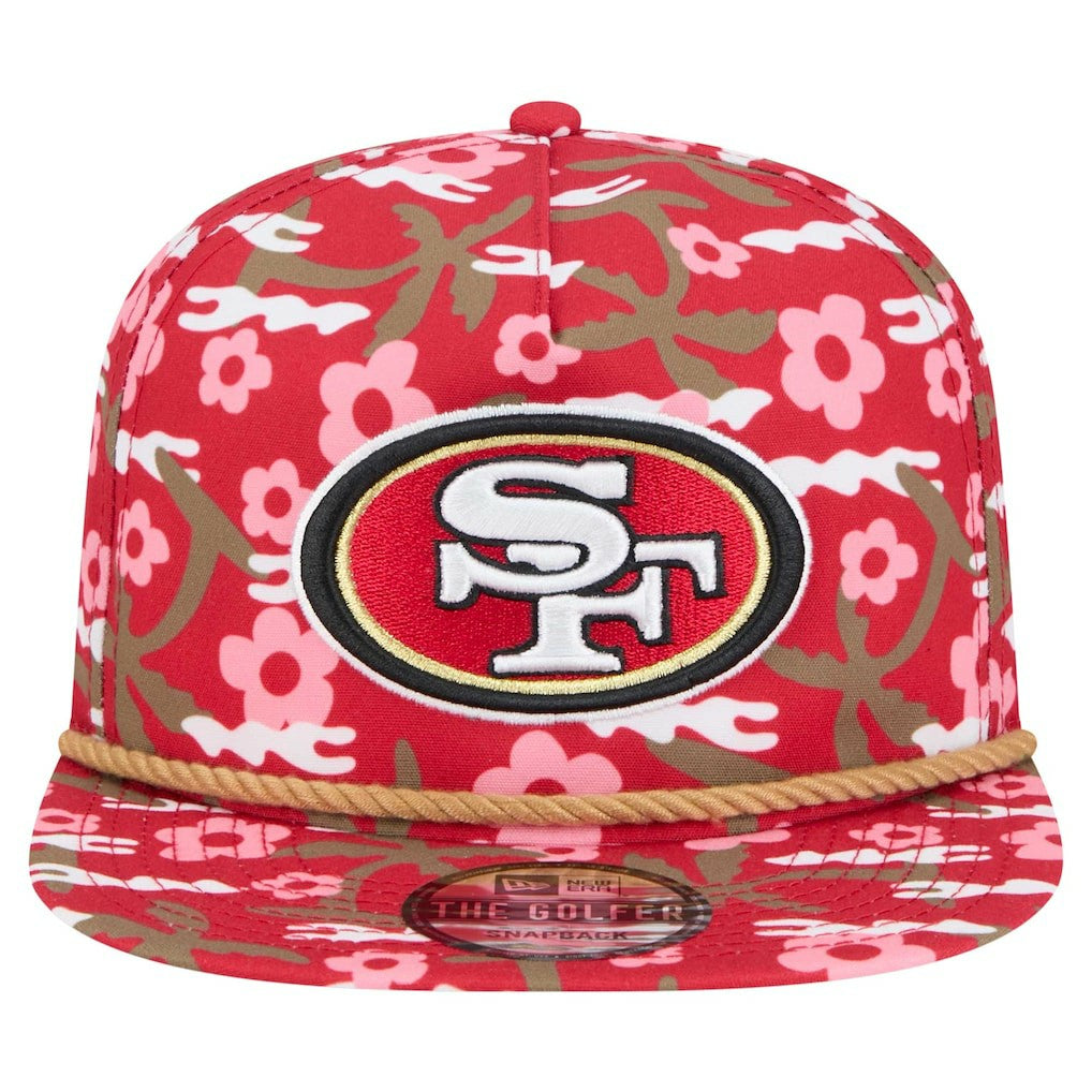 San Francisco 49ers New Era Wakey Wakey Golfer Snapback Hat Scarlet | NFL