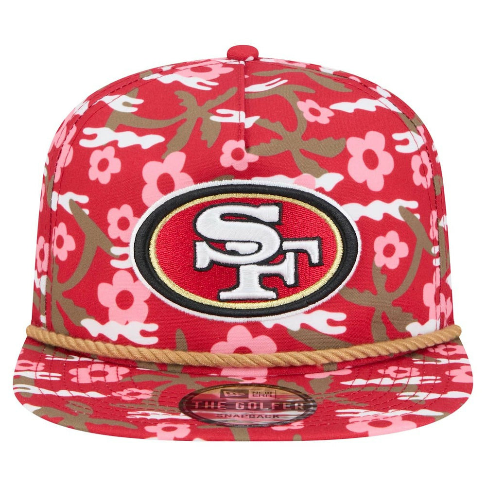 San Francisco 49ers New Era Wakey Wakey Golfer Snapback Hat Scarlet | NFL