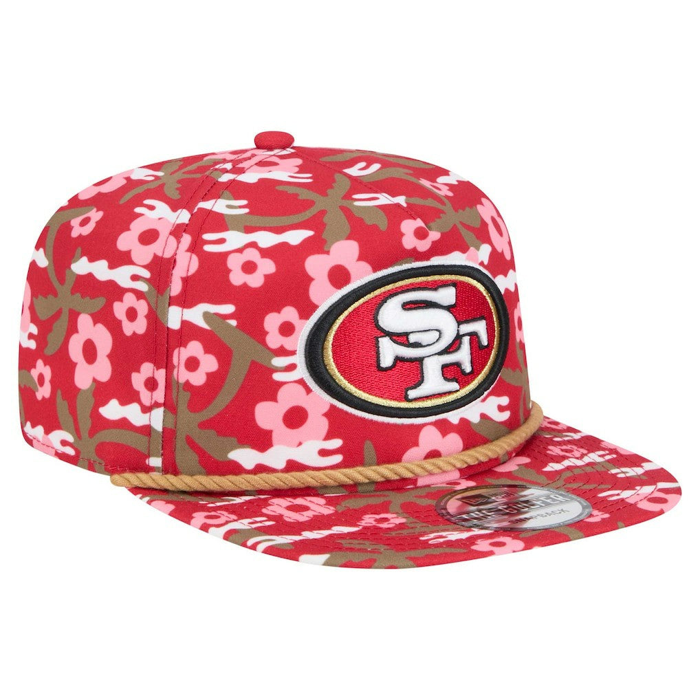 San Francisco 49ers New Era Wakey Wakey Golfer Snapback Hat Scarlet | NFL