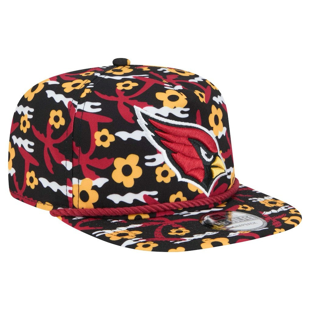 Arizona Cardinals New Era Wakey Wakey Golfer Snapback Hat Black | NFL