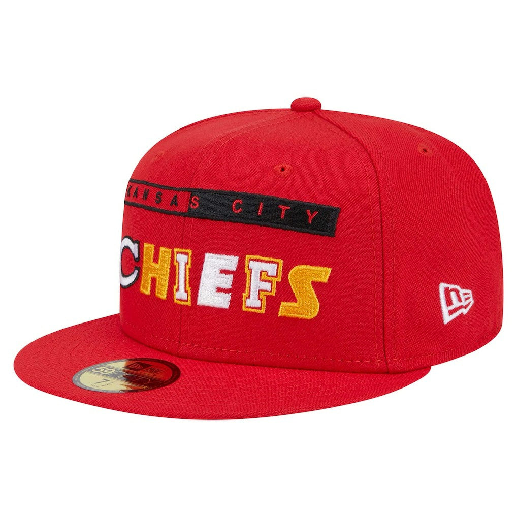 Kansas City Chiefs New Era Ransom 59FIFTY Fitted Hat Red | NFL