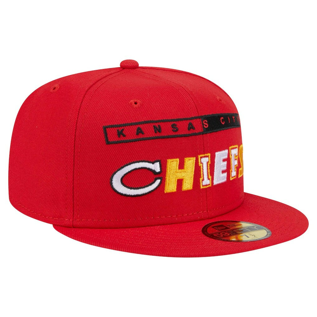 Kansas City Chiefs New Era Ransom 59FIFTY Fitted Hat Red | NFL