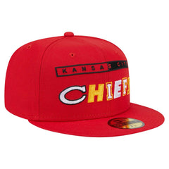 Kansas City Chiefs New Era Ransom 59FIFTY Fitted Hat Red | NFL