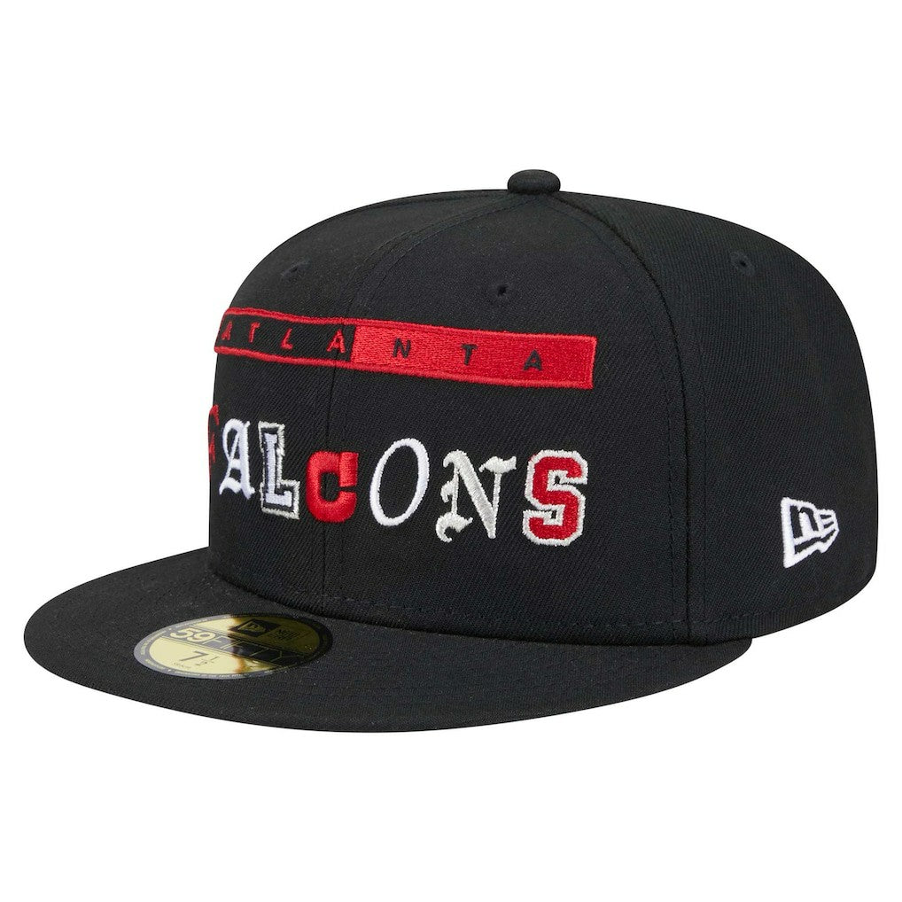 Atlanta Falcons New Era Ransom 59FIFTY Fitted Hat Black | NFL