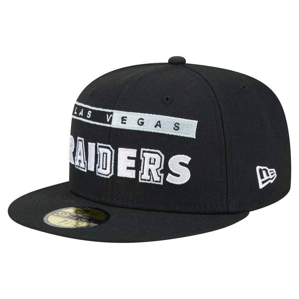 Las Vegas Raiders New Era Ransom 59FIFTY Fitted Hat Black | NFL