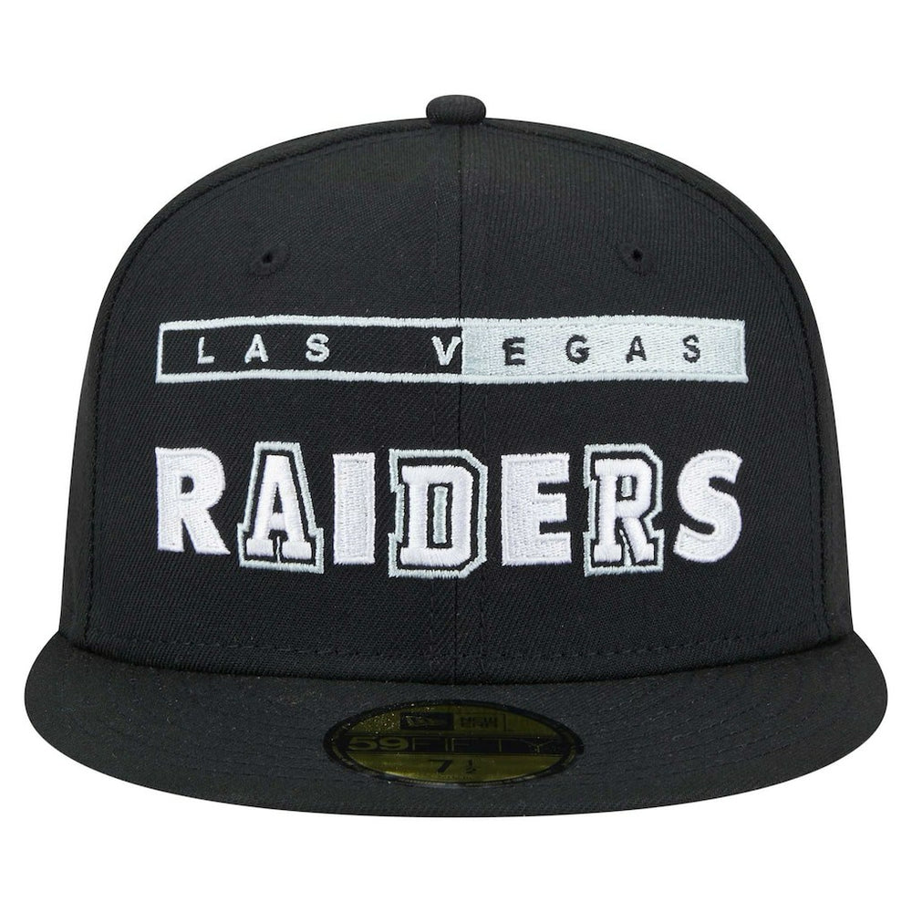 Las Vegas Raiders New Era Ransom 59FIFTY Fitted Hat Black | NFL