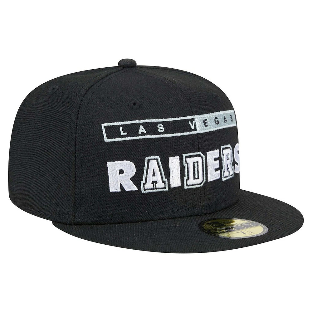 Las Vegas Raiders New Era Ransom 59FIFTY Fitted Hat Black | NFL
