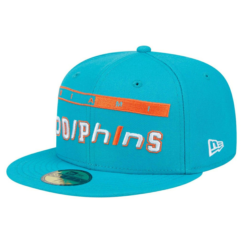 Miami Dolphins New Era Ransom 59FIFTY Fitted Hat Aqua | NFL
