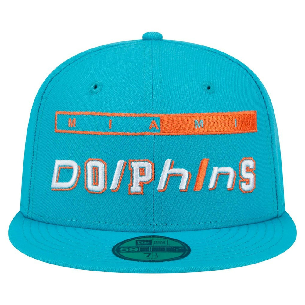 Miami Dolphins New Era Ransom 59FIFTY Fitted Hat Aqua | NFL
