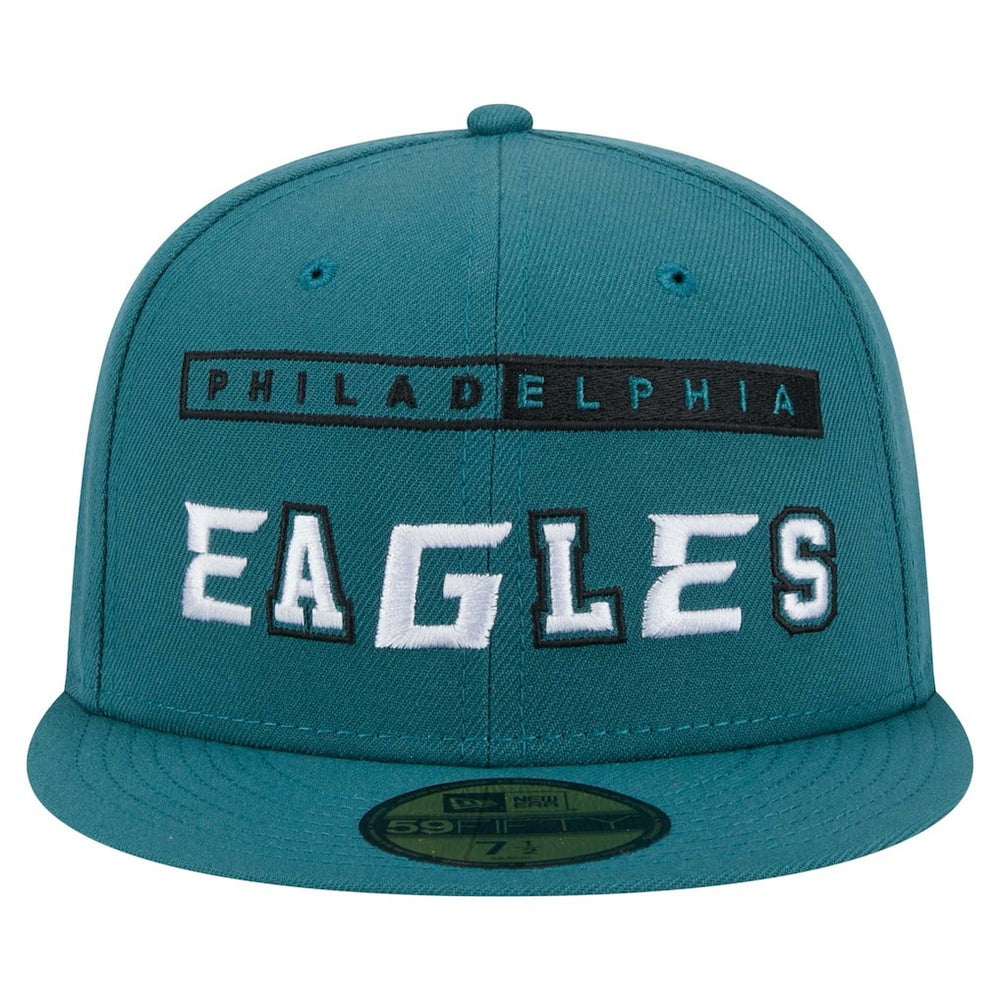 Philadelphia Eagles New Era Ransom 59FIFTY Fitted Hat Midnight Green | NFL