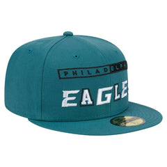 Philadelphia Eagles New Era Ransom 59FIFTY Fitted Hat Midnight Green | NFL