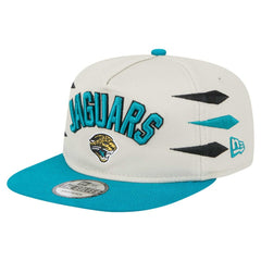 Jacksonville Jaguars New Era Athletic Golfer Snapback Hat Stone/Teal | NFL