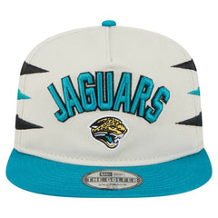 Jacksonville Jaguars New Era Athletic Golfer Snapback Hat Stone/Teal | NFL
