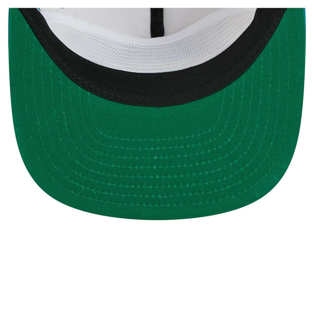 Jacksonville Jaguars New Era Athletic Golfer Snapback Hat Stone/Teal | NFL