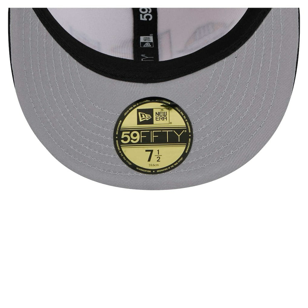 Pittsburgh Steelers New Era Corduroy 59FIFTY Fitted Hat Cream/Black | NFL