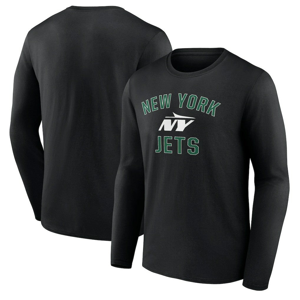 New York Jets Victory Arch Long Sleeve T-Shirt Black | NFL