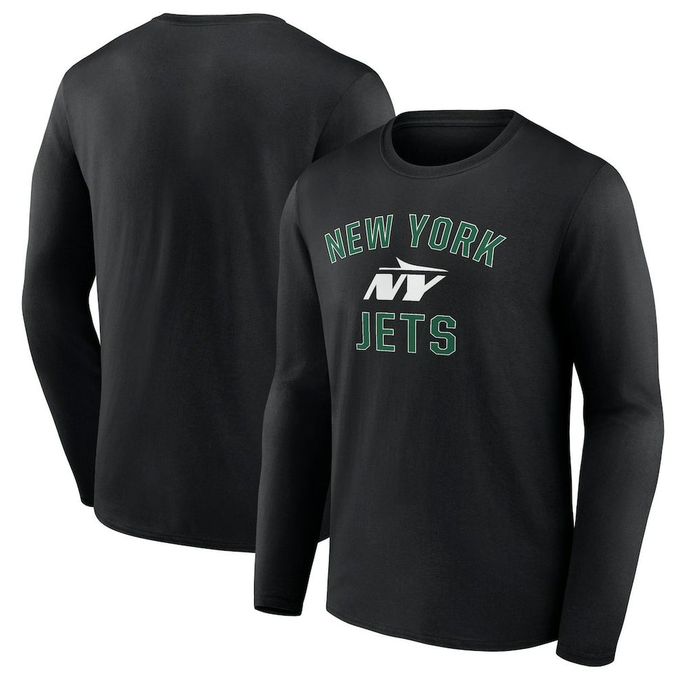 New York Jets Victory Arch Long Sleeve T-Shirt Black | NFL