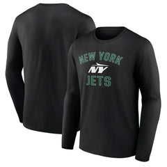 New York Jets Victory Arch Long Sleeve T-Shirt Black | NFL