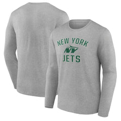 New York Jets Victory Arch Long Sleeve T-Shirt Gray | NFL