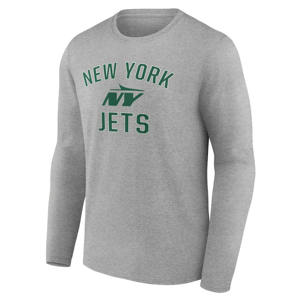 New York Jets Victory Arch Long Sleeve T-Shirt Gray | NFL