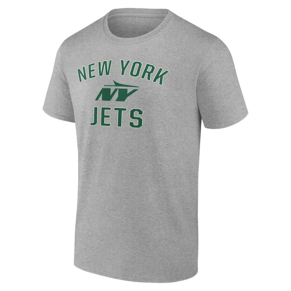 New York Jets Victory Arch T-Shirt Heather Gray | NFL
