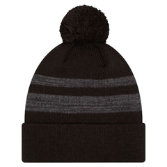 New York Jets New Era Black Dispatch Cuffed Knit Hat with Pom | NFL
