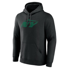 New York Jets Secondary Logo Pullover Hoodie Black | NFL