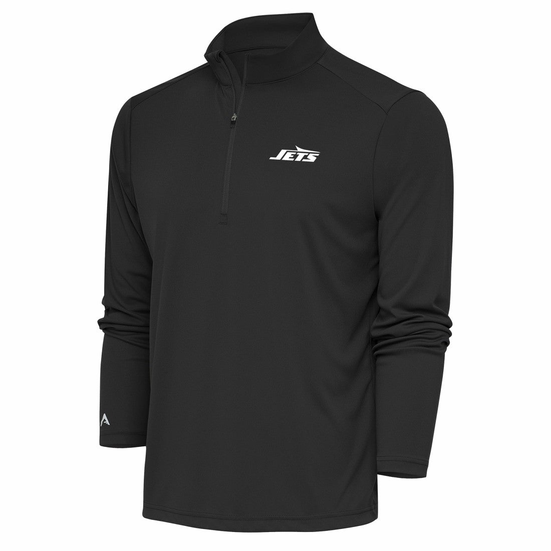 New York Jets Antigua Tribute Quarter-Zip Pullover Top Gray | NFL