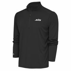 New York Jets Antigua Tribute Quarter-Zip Pullover Top Gray | NFL