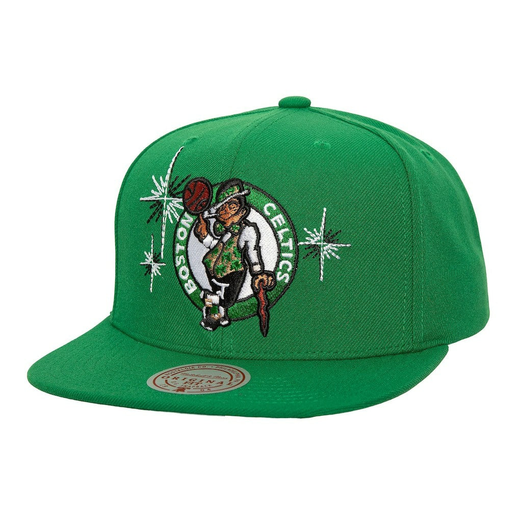 Boston Celtics Starlight Snapback Hat Kelly Green - NBA