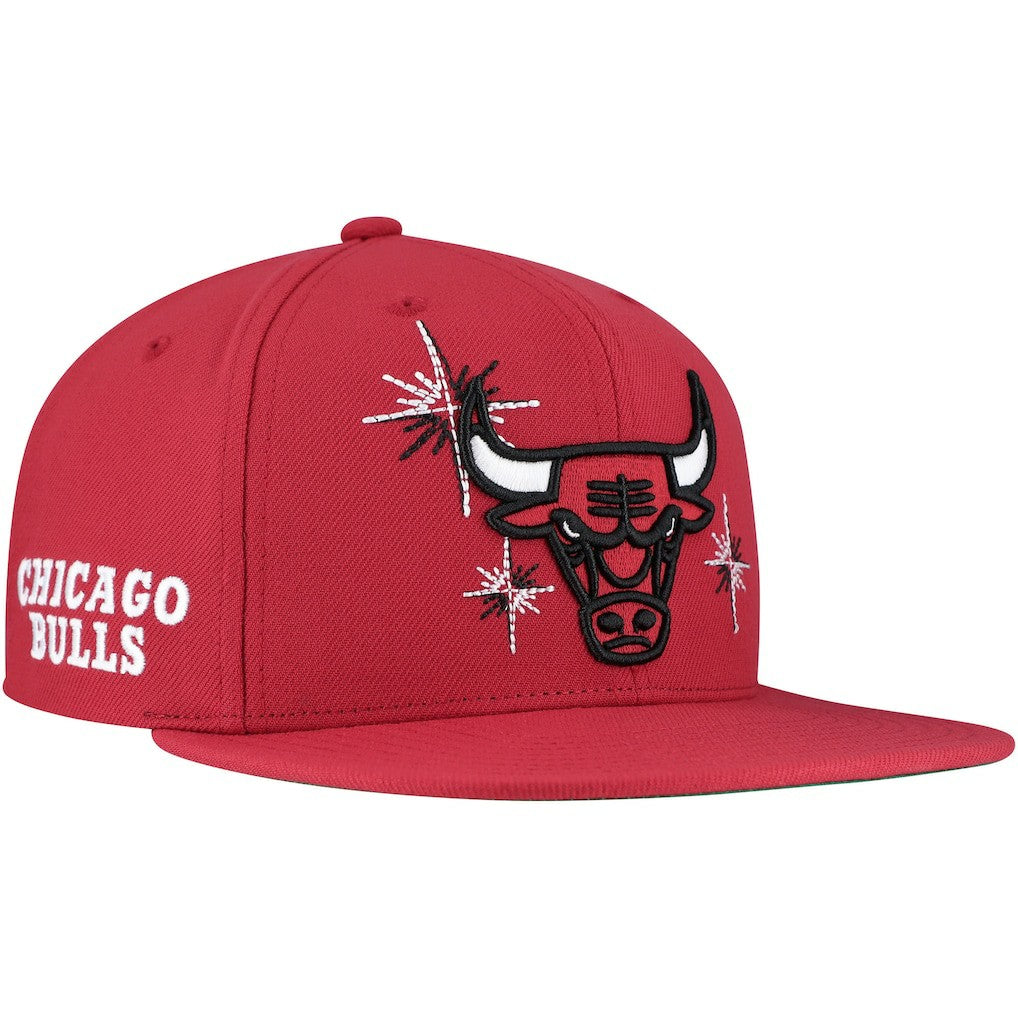 Chicago Bulls Starlight Snapback Hat Red - NBA