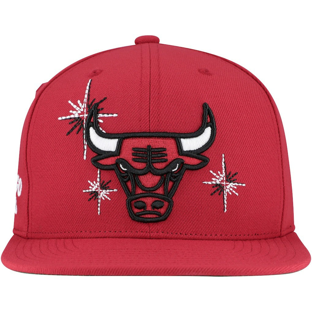 Chicago Bulls Starlight Snapback Hat Red - NBA