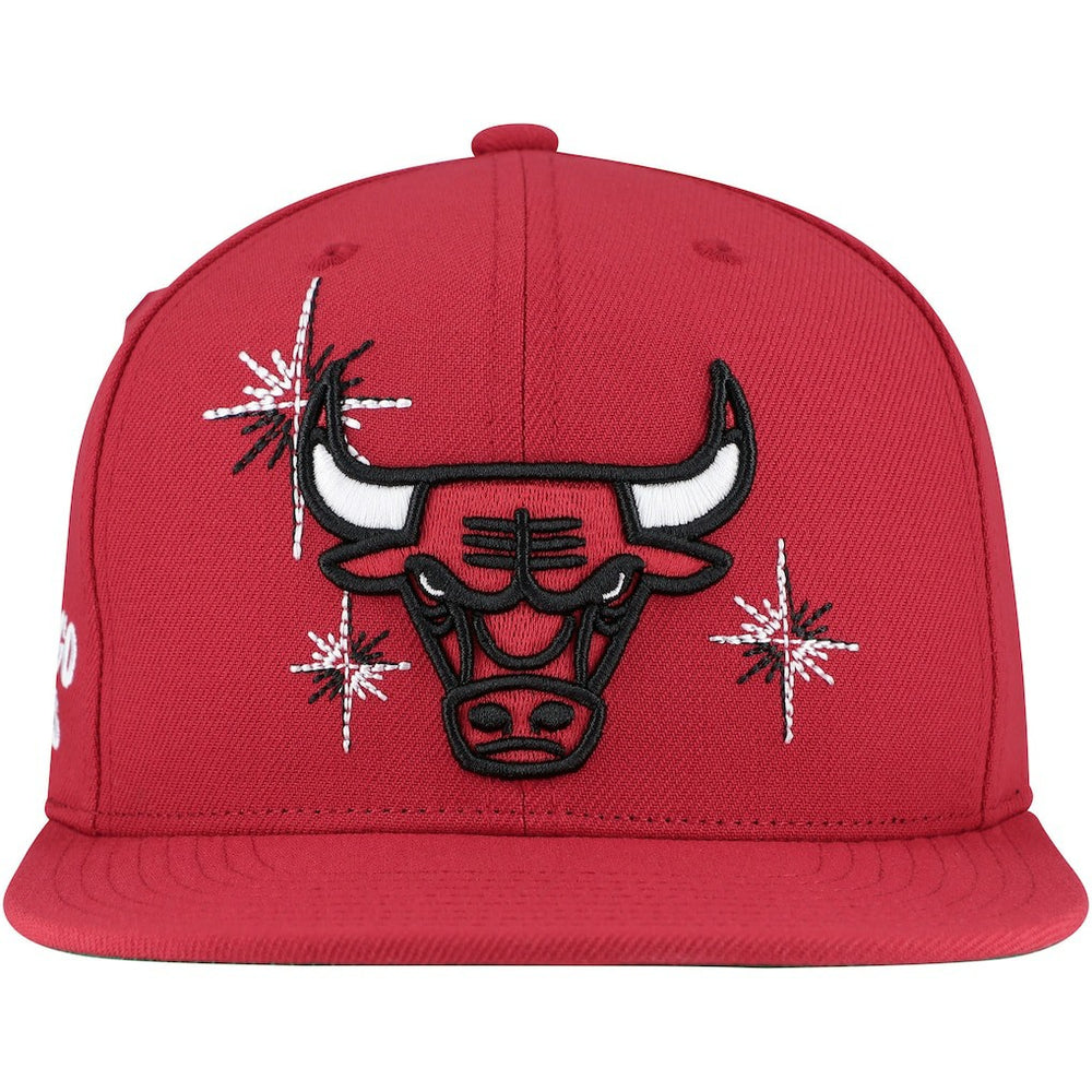Chicago Bulls Starlight Snapback Hat Red - NBA
