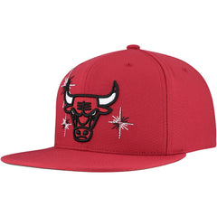 Chicago Bulls Starlight Snapback Hat Red - NBA