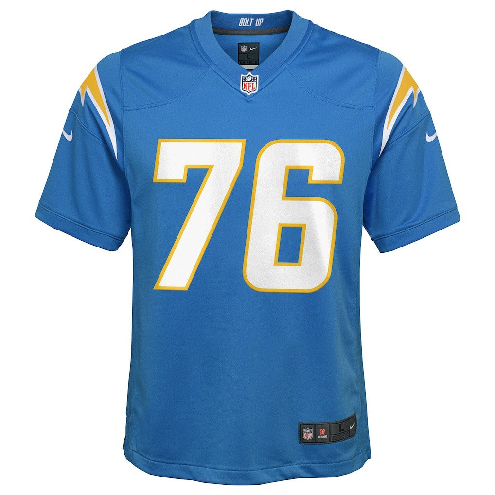 Joe Alt Los Angeles Chargers Youth Game Jersey Powder Blue | Nike for Sale